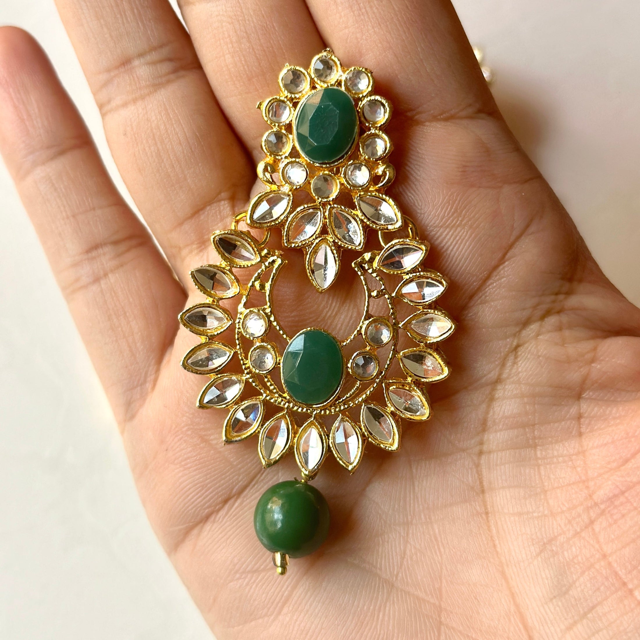 Iqra Earrings and Teeka Set – Alita Accessories
